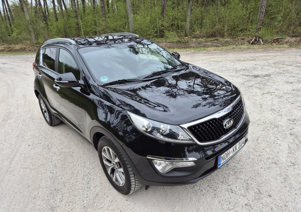 Kia Sportage cena 49900 przebieg: 180000, rok produkcji 2015 z Białobrzegi małe 497